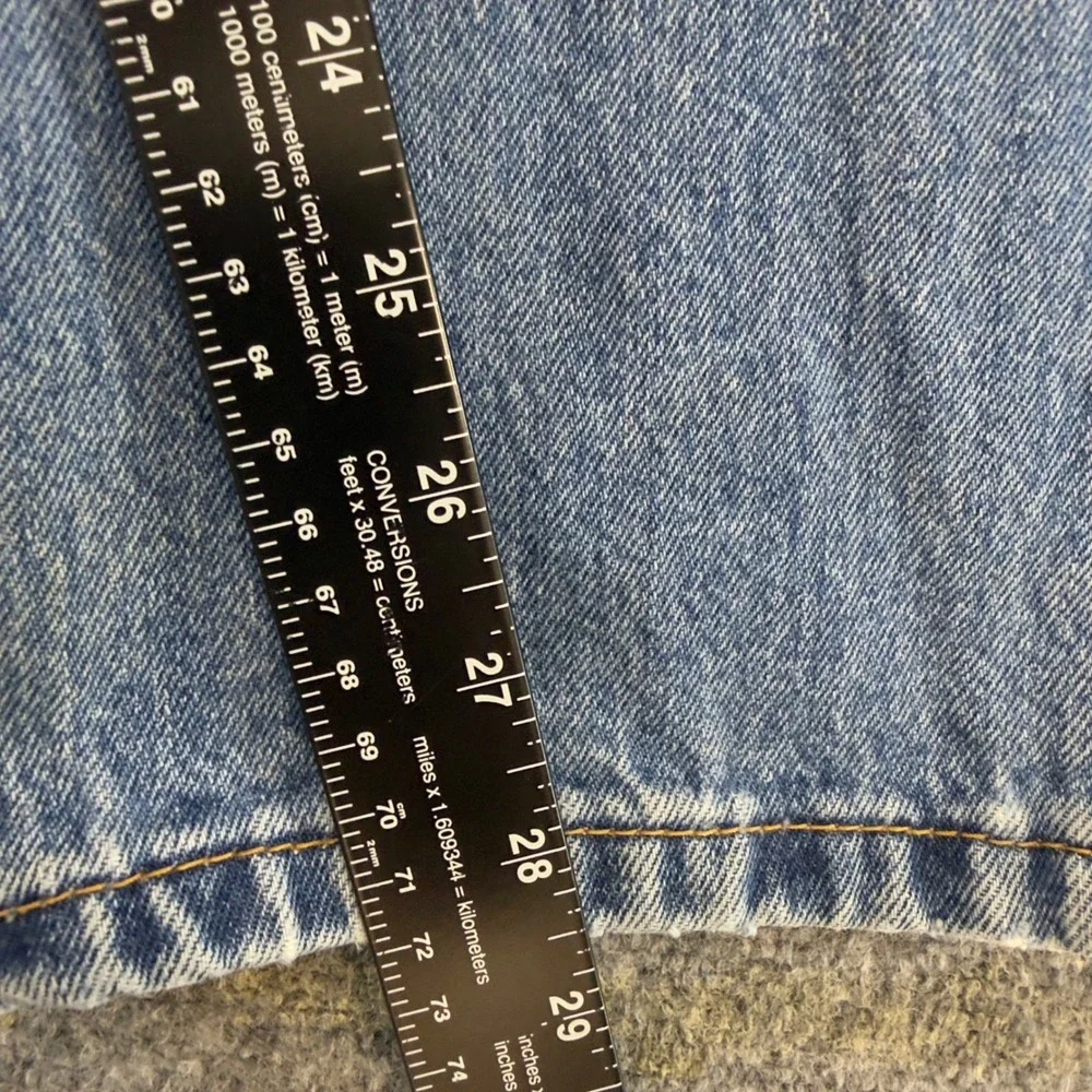Levis 505 Regular Fit Straight Leg Jeans Medium Wash Blue Size W34 L30